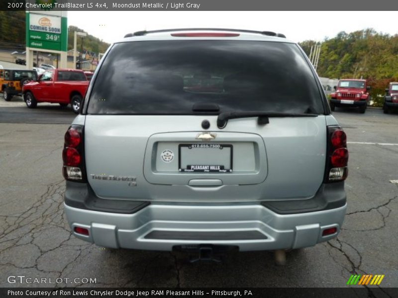 Moondust Metallic / Light Gray 2007 Chevrolet TrailBlazer LS 4x4