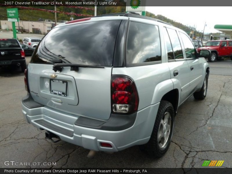 Moondust Metallic / Light Gray 2007 Chevrolet TrailBlazer LS 4x4