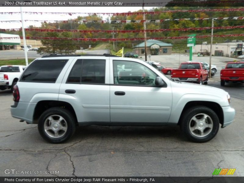 Moondust Metallic / Light Gray 2007 Chevrolet TrailBlazer LS 4x4