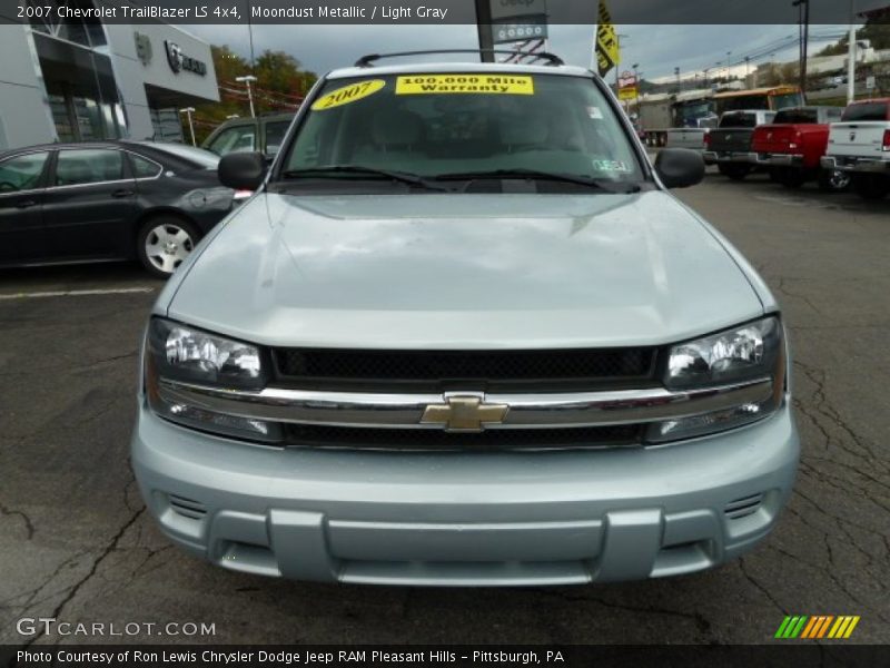 Moondust Metallic / Light Gray 2007 Chevrolet TrailBlazer LS 4x4