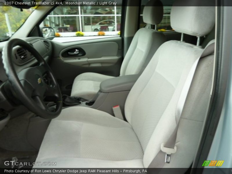 Moondust Metallic / Light Gray 2007 Chevrolet TrailBlazer LS 4x4