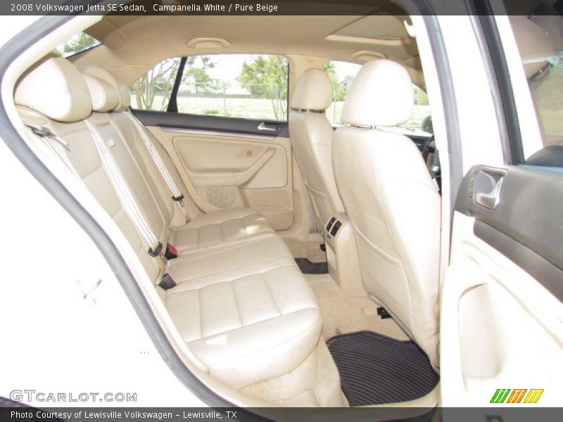 Campanella White / Pure Beige 2008 Volkswagen Jetta SE Sedan