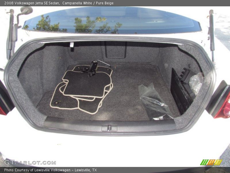 Campanella White / Pure Beige 2008 Volkswagen Jetta SE Sedan