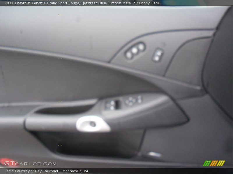 Jetstream Blue Tintcoat Metallic / Ebony Black 2011 Chevrolet Corvette Grand Sport Coupe