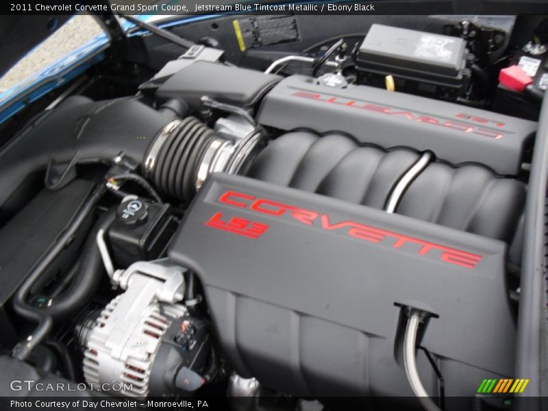  2011 Corvette Grand Sport Coupe Engine - 6.2 Liter OHV 16-Valve LS3 V8