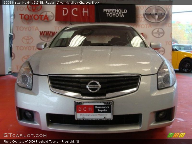 Radiant Silver Metallic / Charcoal Black 2008 Nissan Maxima 3.5 SE