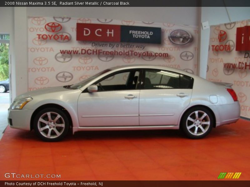 Radiant Silver Metallic / Charcoal Black 2008 Nissan Maxima 3.5 SE