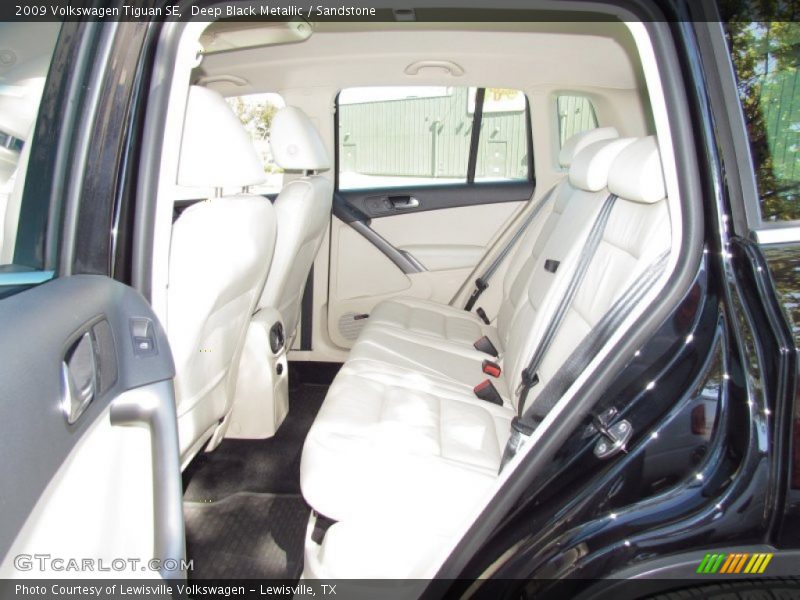 Deep Black Metallic / Sandstone 2009 Volkswagen Tiguan SE