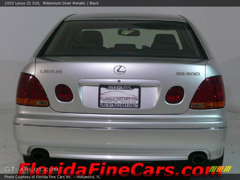 Millennium Silver Metallic / Black 2003 Lexus GS 300