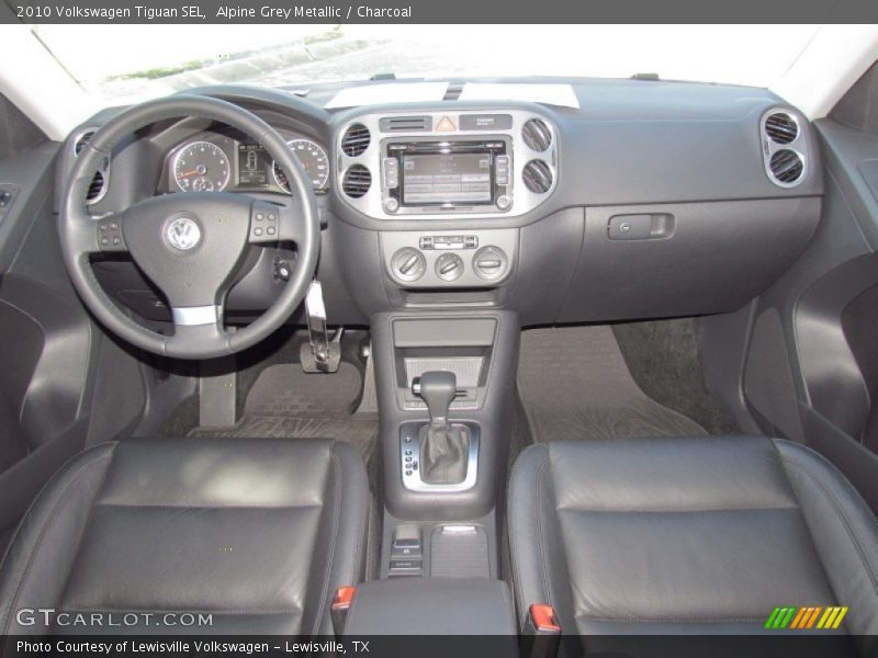 Alpine Grey Metallic / Charcoal 2010 Volkswagen Tiguan SEL