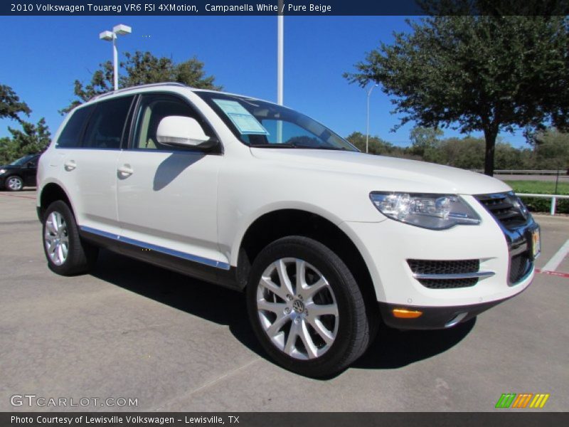 Campanella White / Pure Beige 2010 Volkswagen Touareg VR6 FSI 4XMotion