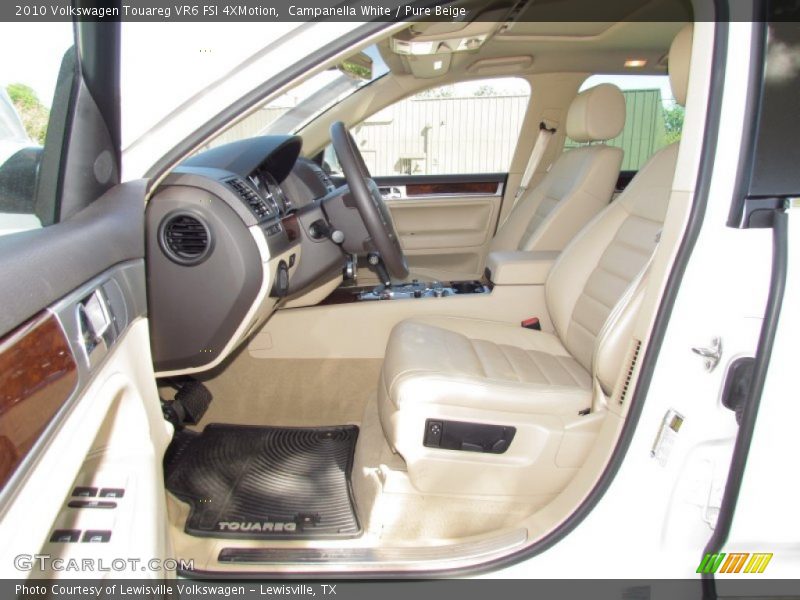 Campanella White / Pure Beige 2010 Volkswagen Touareg VR6 FSI 4XMotion