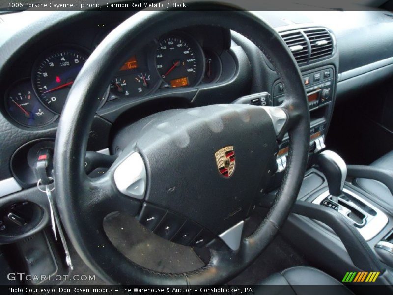 Carmon Red Metallic / Black 2006 Porsche Cayenne Tiptronic