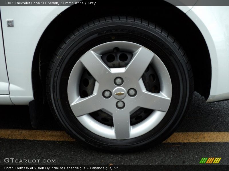 Summit White / Gray 2007 Chevrolet Cobalt LT Sedan