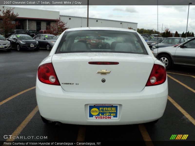 Summit White / Gray 2007 Chevrolet Cobalt LT Sedan