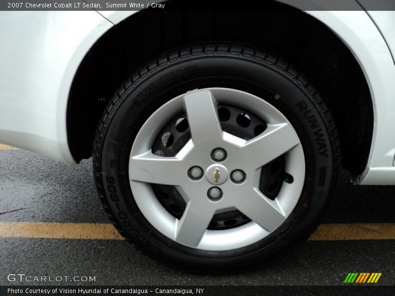 Summit White / Gray 2007 Chevrolet Cobalt LT Sedan