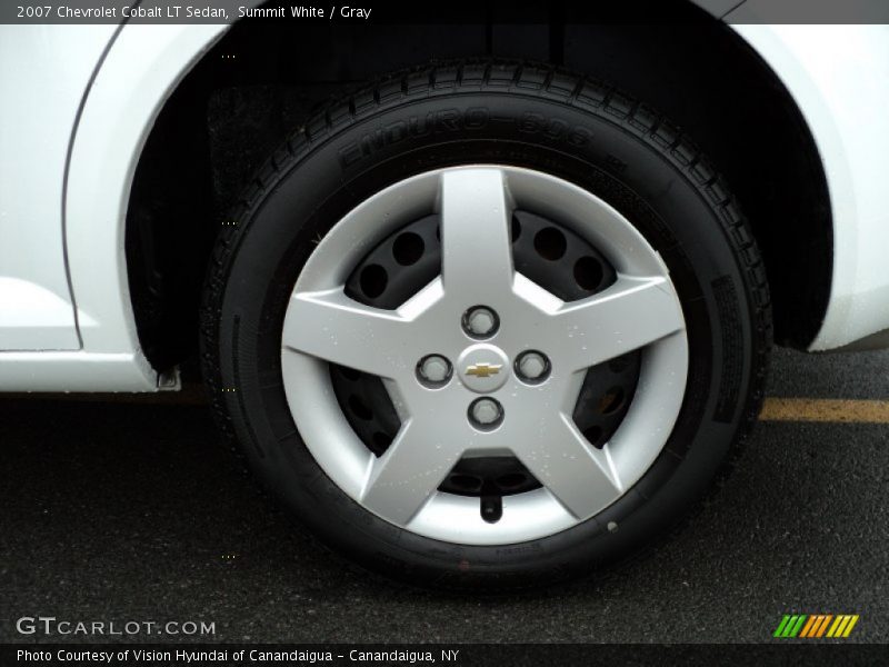 Summit White / Gray 2007 Chevrolet Cobalt LT Sedan