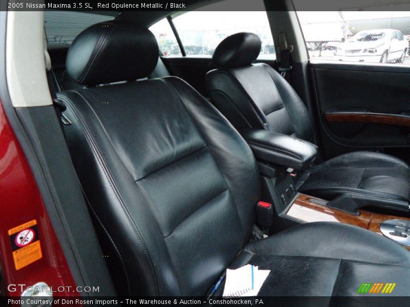 Red Opulence Metallic / Black 2005 Nissan Maxima 3.5 SL