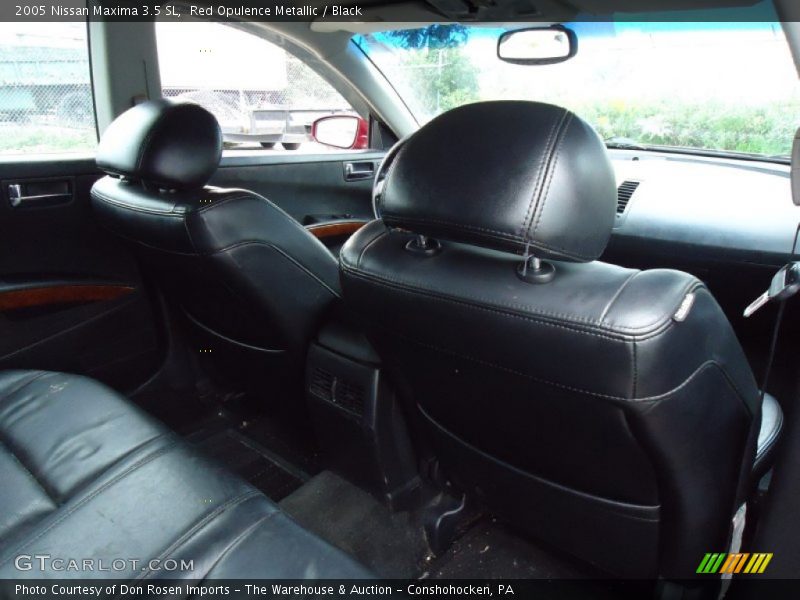 Red Opulence Metallic / Black 2005 Nissan Maxima 3.5 SL
