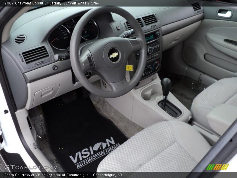 Summit White / Gray 2007 Chevrolet Cobalt LT Sedan
