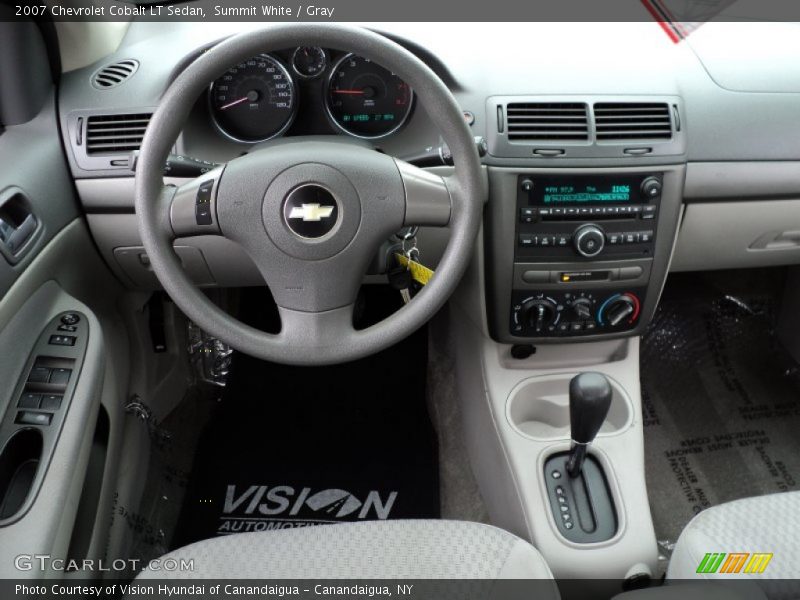Summit White / Gray 2007 Chevrolet Cobalt LT Sedan