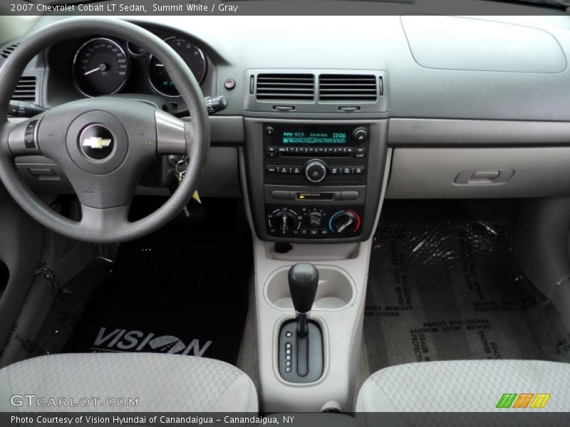 Summit White / Gray 2007 Chevrolet Cobalt LT Sedan