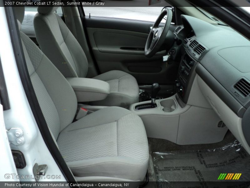 Summit White / Gray 2007 Chevrolet Cobalt LT Sedan