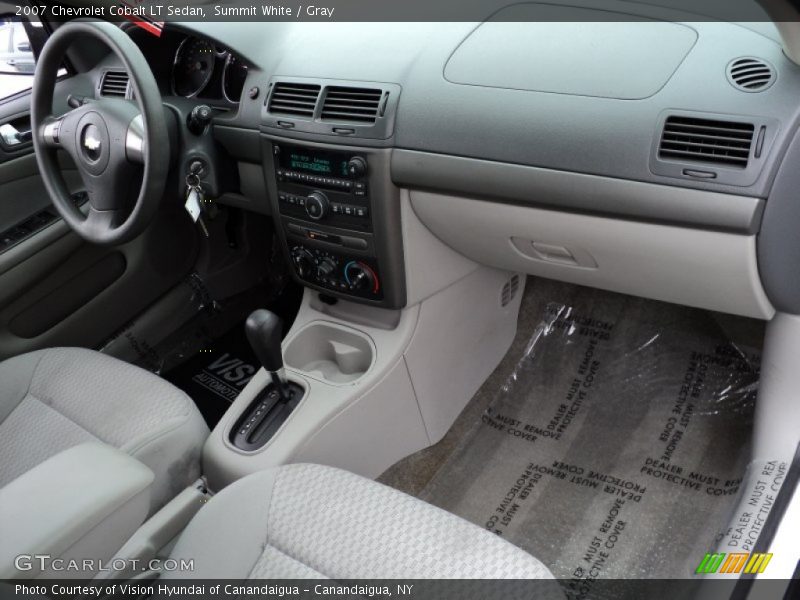 Summit White / Gray 2007 Chevrolet Cobalt LT Sedan
