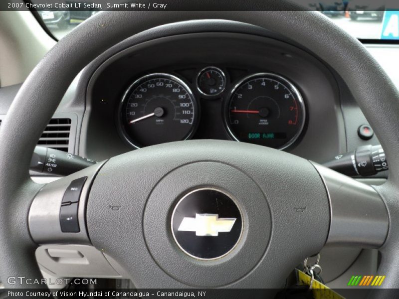 Summit White / Gray 2007 Chevrolet Cobalt LT Sedan