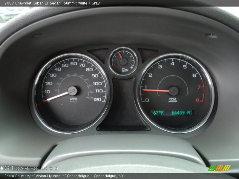 Summit White / Gray 2007 Chevrolet Cobalt LT Sedan