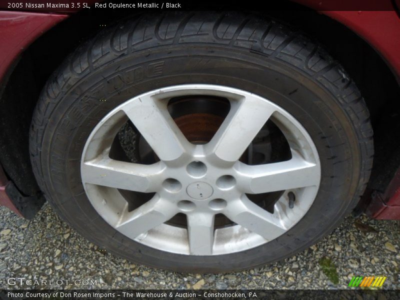 Red Opulence Metallic / Black 2005 Nissan Maxima 3.5 SL
