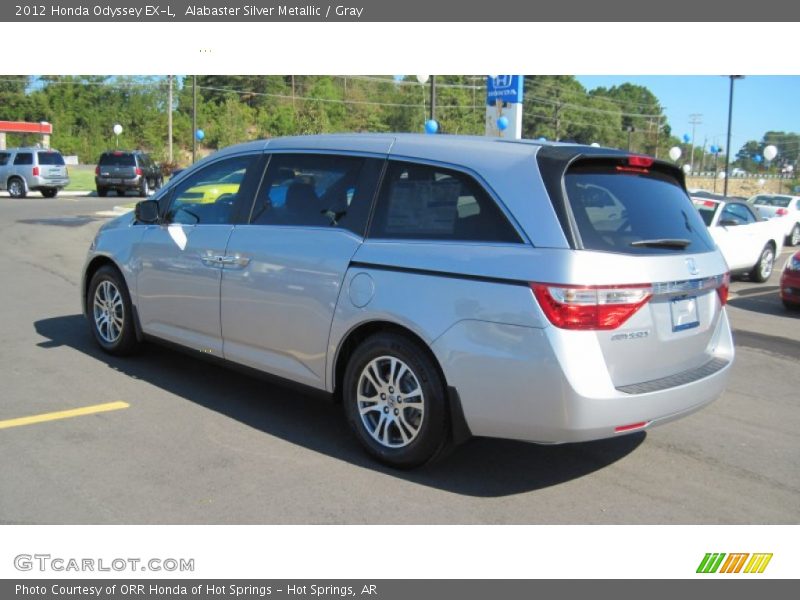 Alabaster Silver Metallic / Gray 2012 Honda Odyssey EX-L