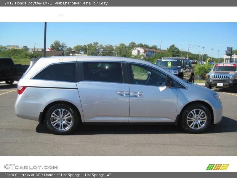 Alabaster Silver Metallic / Gray 2012 Honda Odyssey EX-L