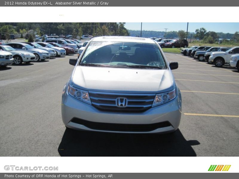 Alabaster Silver Metallic / Gray 2012 Honda Odyssey EX-L