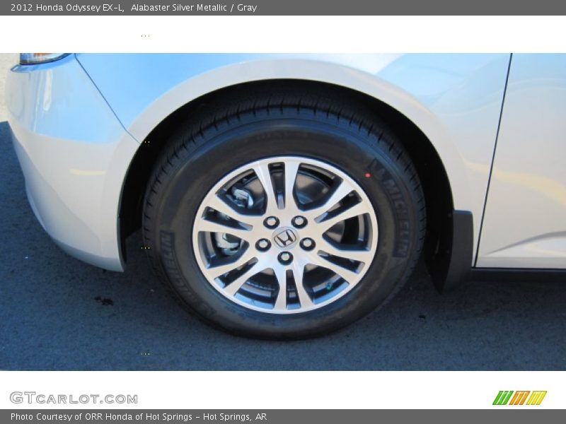 Alabaster Silver Metallic / Gray 2012 Honda Odyssey EX-L