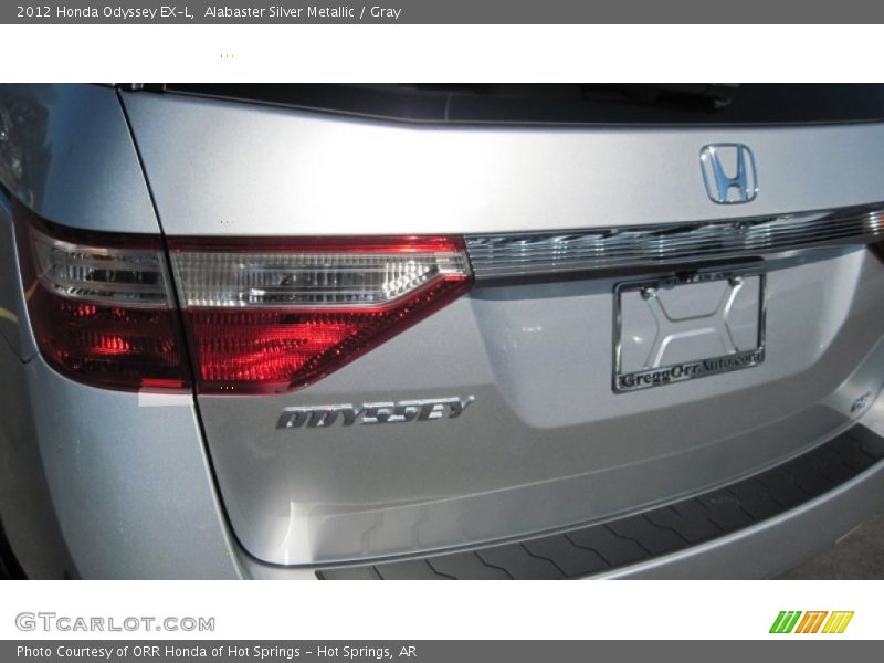 Alabaster Silver Metallic / Gray 2012 Honda Odyssey EX-L