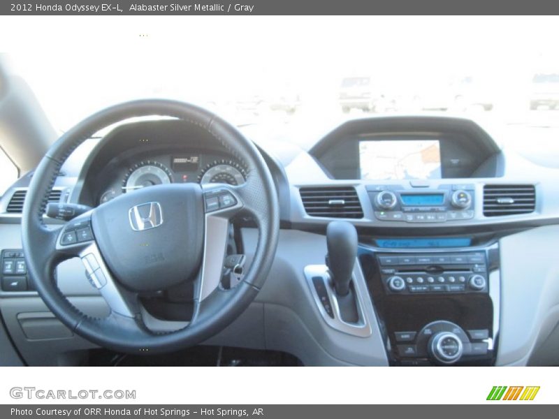 Alabaster Silver Metallic / Gray 2012 Honda Odyssey EX-L