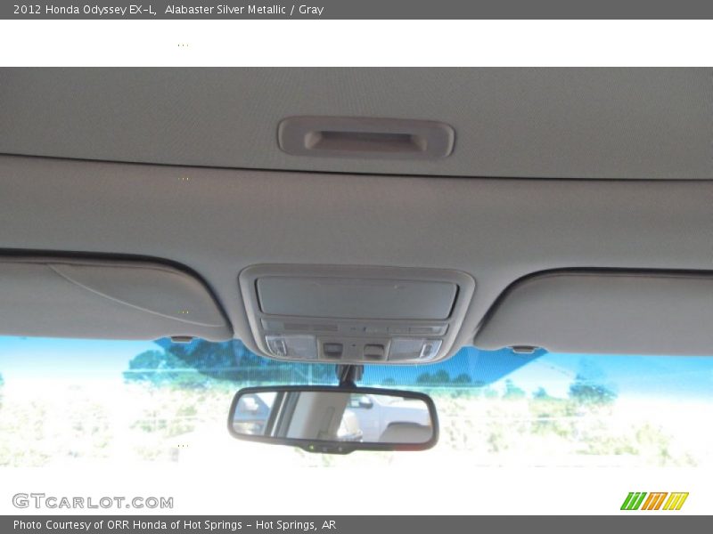 Alabaster Silver Metallic / Gray 2012 Honda Odyssey EX-L