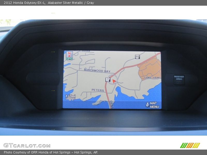 Alabaster Silver Metallic / Gray 2012 Honda Odyssey EX-L