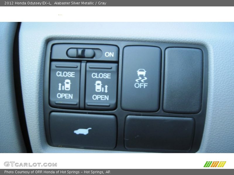Alabaster Silver Metallic / Gray 2012 Honda Odyssey EX-L