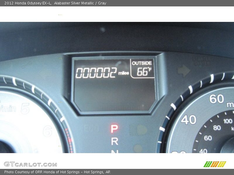 Alabaster Silver Metallic / Gray 2012 Honda Odyssey EX-L