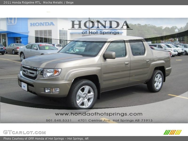 Mocha Metallic / Beige 2011 Honda Ridgeline RTL