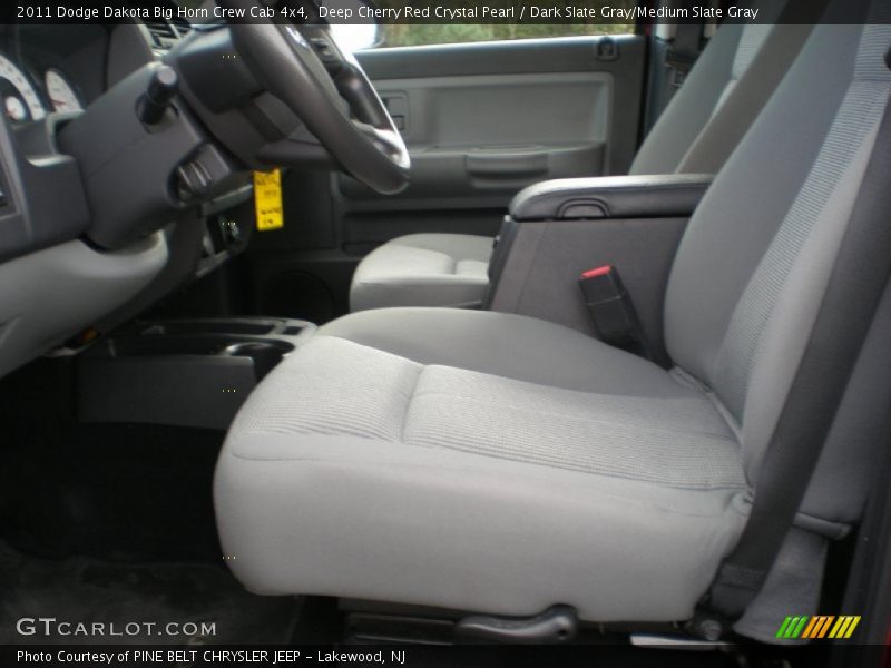 Deep Cherry Red Crystal Pearl / Dark Slate Gray/Medium Slate Gray 2011 Dodge Dakota Big Horn Crew Cab 4x4