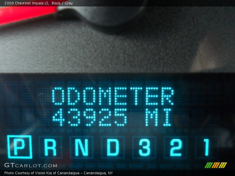 Black / Gray 2009 Chevrolet Impala LS