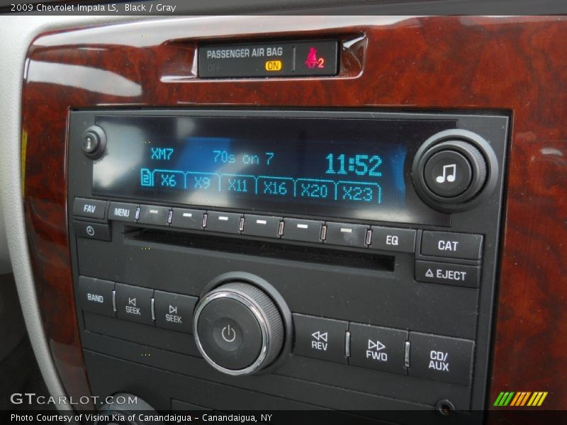 Black / Gray 2009 Chevrolet Impala LS