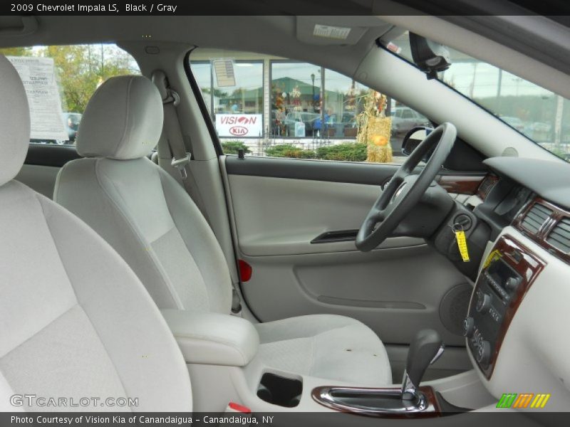 Black / Gray 2009 Chevrolet Impala LS