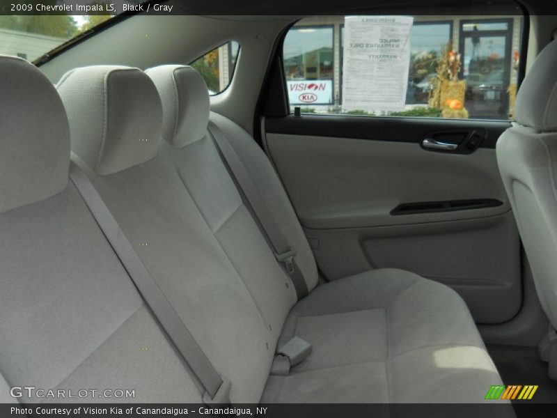 Black / Gray 2009 Chevrolet Impala LS
