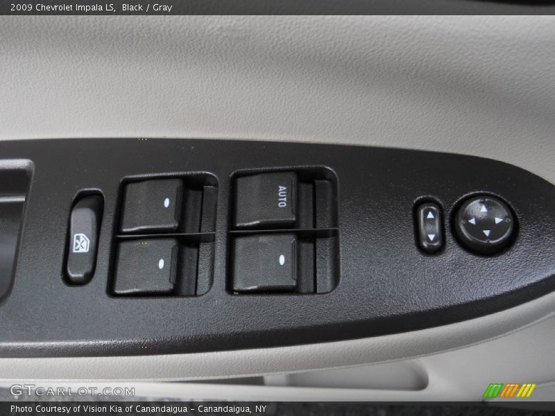 Black / Gray 2009 Chevrolet Impala LS