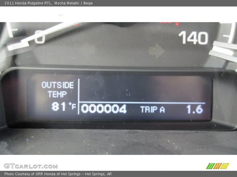 Mocha Metallic / Beige 2011 Honda Ridgeline RTL