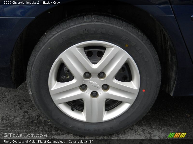 Black / Gray 2009 Chevrolet Impala LS